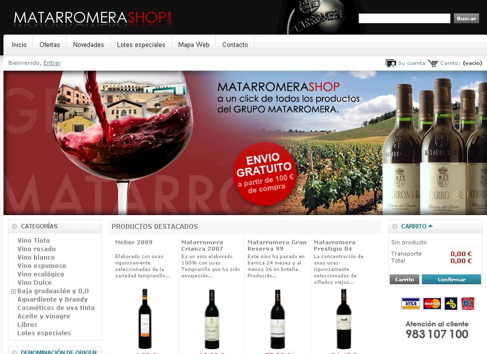 Matarromerashop.com, una nueva ventana al consumidor del siglo XXI