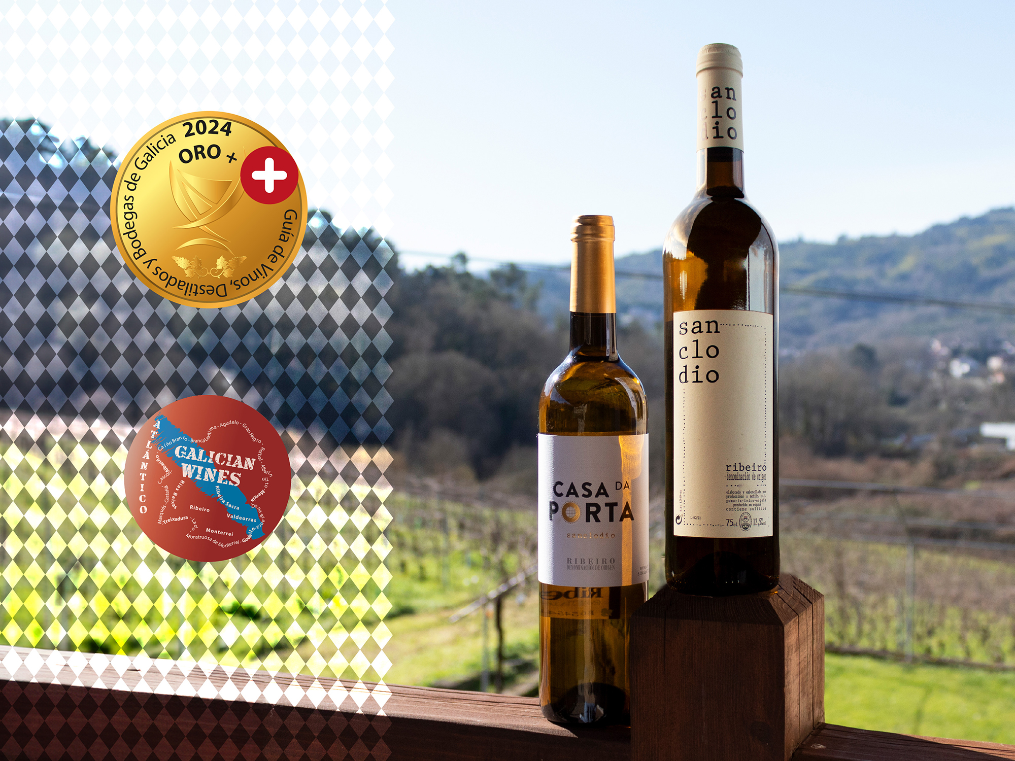 CM Albariño, Sanclodio y Casa da Porta, Medallas de ORO+ en la Guía Paadin 2025